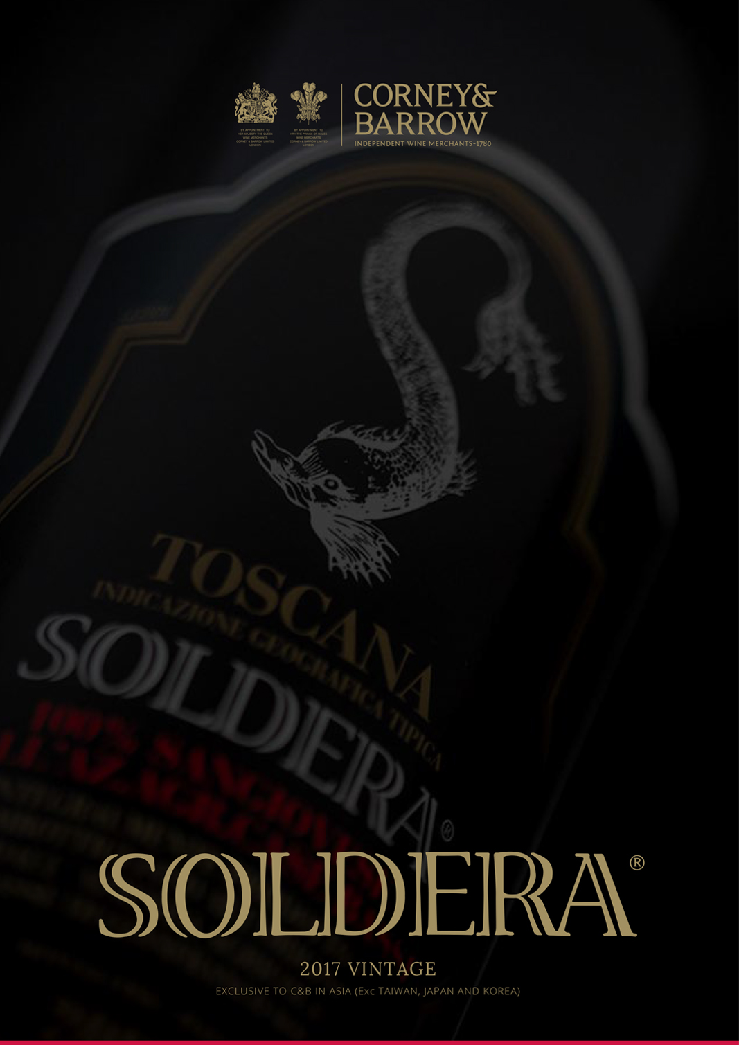 Soldera 2017 exclusive to C&B in Asia - excl Taiwan, Japan and South Korea.